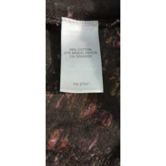 J. Jill Women's Floral Print Tunic Top Size L - Picture 5 of 5